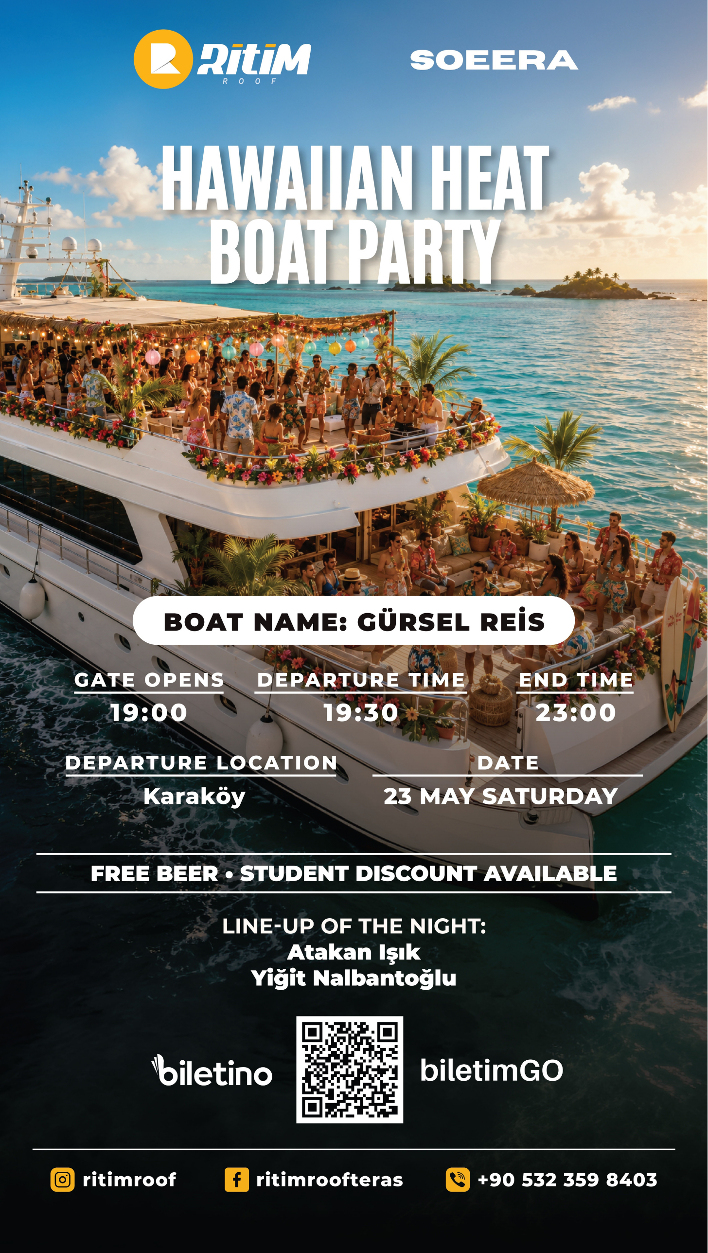  Hawaiian Heat Boat Party